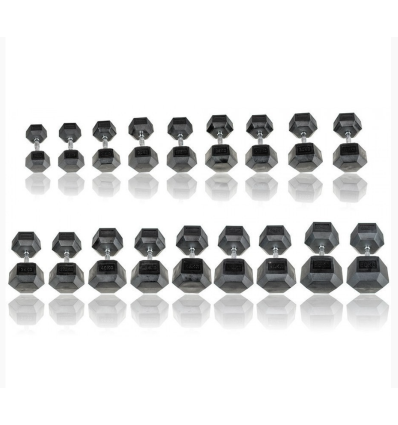 ZESTAW HANTLI HEX 2.5-50KG