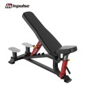 Profesjonalna Ławka Regulowana z Podestami Asekuracyjnymi - Fid Bench SL7012 Impulse Fitness