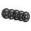 Zestaw Obciążeń Bumper Czarne 5-25 kg 50-ATX-GB-